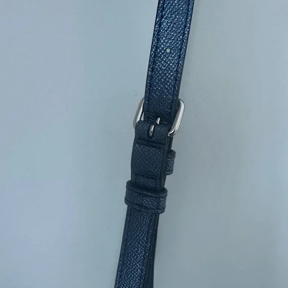 Coach Mini Christie Carryall satchel bag in metallic blue LIKE NEW - Picture 8 of 11